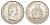 Бермудские острова (Бермуды) 1 крона 1964 KM 14 серебро 3711-115