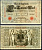 Германия 1000 марок 1910 21 апреля 1910, красная печать, номер семизначный, серия F, буква K, выпуск АПРЕЛЬ - ИЮЛЬ 1918 Pick 44 b бумага 2194-36-2-1