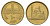 Египет 10 пиастров 1992 KM 732 латунь UNC 4673-611