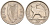 Ирландия 3 пенса 1963 заяц KM 12а медно-никель 92-234