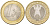 ФРГ 1 евро 2005 J KM 213 биметалл 4543-512