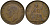 Великобритания 1 пенни 1945 Георг VI (1936-1952) KM 845, Spink 4114 бронза 4149-322