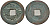 Китай 1 цянь (кэш) (юань бао) ND (1054-1056) Империя Сун (960-1279), северная сун (960-1127), Жэнь-цзун (1023-1063), вес 4 гр, диаметр 24 мм Hartill 16.133, FD 918 бронза AUC2-6-12