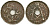 Бельгия 25 сантимов 1922 Belgique KM 68 медно-никель 4165-441