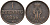 ГАННОВЕР 1 ПФЕННИГ 1856 В, ГЕОРГ V (1851-1866) KM 221 медь 4398-621