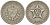 Куба 5 сентаво 1920 звезда, республика (1915-1961) KM 11.1, Y 5, Schoen 5 медно-никель 4615-913