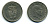 ДАНИЯ 1 КРОНА 1964 C; S, ФРЕДЕРИК IX (1947-1972) KM 851.1 медно-никель 56-425