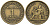 Франция 1 франк 1922 KM 876 алюминиевая бронза 4143-531