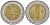 Мексика 1 песо 2001 Mo KM 603 биметалл 4591-154