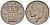 Бельгия 50 сантимов 1957 Belgie, Бодуэн I (1951-1993) KM 149.1 бронза 214-163