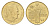 Монако 10 сантимов 1975 Ренье III (1949-2005) KM 142 медь алюминий никель 4659-923