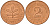 ФРГ 2 пфеннига 1983 G J.381a, KM 106a сталь плакированная медью    4598-866