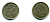ИСПАНИЯ 5 ПЕСЕТ 1998 ХУАН КАРЛОС I (1975-) KM 833 алюминиевая бронза 56-846
