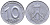ГДР 10 пфеннигов 1952 E KM 7 алюминий 67-1014