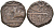 Индия, Индаур (Indore) 1/2 анна ND AH1286, Shah Alam II (1759-1806), вес 16,98 гр. KM 64 медь 00-00