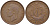 Великобритания 1/2 пенни 1945 Георг VI (1936-1952) KM 844, Spink 4115 бронза 4592-343