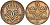 Швеция 5 эре 1940 Густав V (1907-1950) KM 779.2 бронза 4148-235