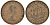 Великобритания 1/2 пенни 1959 Елизавета II (1952-2022) KM 896, Spink 4158 бронза 4681-622