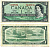 Канада 1 доллар 1954 подписи Beattie & Rasminsky, CBNC Pick 74b бумага 8603-33-2-1