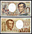 Франция 200 франков 1992 Pick 155 e бумага 7198-13-1-1