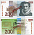 Словения 200 толаров 1997 Якоб Галлус, словенская филармония, Любляна, SPECIMEN, пробник Pick 15 s бумага UNC (пресс) 451-368-2
