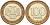 Россия 100 рублей 1992 ЛМД KM 316, Федорин 1 биметалл UNC 4575-756
