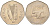 Ирландия 50 пенсов 1970 вальдшнеп KM 24 медно-никель UNC 4583-514