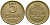 РУМЫНИЯ 5 БАНИ 1955 KM 83.2 медь никель цинк 26-1058