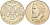 Россия 1 рубль 1993 ЛМД, 175 лет со дня рождения Ивана Сергеевича Тургенева Y 348 медно-никель UNC 1099-2-71