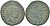 Римская Империя нуммий 297 - 299 Диоклетиан, бюст императора, IMP C C VAL DIOCLETIANVS P F AVG / Гений Римского народа, GENIO POPVLI ROMANI KГ, Кизик RIC 10а биллон 1073-23-15