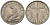 Бельгия 1 франк 1934 Belgique KM 89 никель 34-537