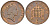 Великобритания 1 пенни 1991 Елизавета II (1952-2022) KM 935, Spink 4381 (B3) бронза 4609-528