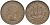 Великобритания 1/2 пенни 1958 Елизавета II (1952-2022) KM 896, Spink 4158 бронза    4187-527