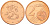 ФИНЛЯНДИЯ 2 ЕВРОЦЕНТА 2002 ИЗ РОЛЛА KM 99 сталь плакированная медью UNC M20-13