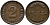 ГЕРМАНИЯ 2 РЕНТЕНПФЕННИГА 1924 А KM 31, J.307 бронза 96-612