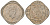 Британская Индия 1/2 анны 1947 Георг VI (1936-1952) KM 535 медно-никель 4615-1155
