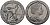 Остров Мэн 1 крона 2004 год обезьяны KM 1238 медно-никель UNC M91-20