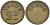 АНГЛИЯ ЖЕТОН ND VALUE 2D CLOWN желтый металл 4532-1116