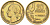 Франция 20 франков 1950 4 пера KM 916.1 алюминиевая бронза    4595-455