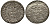Ливония, Рига 1/24 талера 1648 Шведская оккупация, Кристина (1632-1654), минтмарк собака, вес 1,01 гр. KM 3 серебро 1516-615
