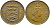 Джерси 1/12 шиллинга 1957 Елизавета II (1952-2022) KM 21 бронза 51-4821