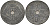 Бельгия 10 сантимов 1946 Belgie - Belgique, Леопольд III (1934-1947), германская оккупация, Вторая мировая война KM 126 цинк 4161-353