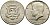 США 1/2 доллара (50 центов) 1968 D, Джон Кеннеди KM 202a серебро UNC 413-2645