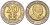 Кения 20 шиллингов 1998 Дэниэл арап Мои KM 32 биметалл 4556-1251