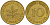 ФРГ 10 пфеннигов 1984 G J. 383, KM 108 сталь плакированная латунью    4603-533