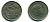 ИСПАНИЯ 5 ПЕСЕТ 1957 (59) ФРАНСИСКО ФРАНКО ДИКТАТОР ИСПАНИИ (1939-1975) KM 786 медно-никель 56-931