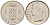 Бельгия 1 франк 1980 Belgie KM 143.1 медно-никель  UNC  4187-215