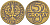 ПОЛЬША 5 ГРОШЕЙ 1923 KM 10, Parchimowicz 103a латунь 216-934