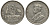 Австралия 1 флорин 1917 Георг V (1910-1936), герб Австралии KM 27 серебро 272-312