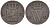 Нидерланды 1/2 цента 1851 Виллем III (1849-1890) KM 90 медь 4585-745